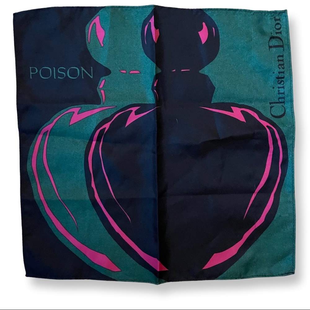 CHRISTIAN DIOR SCARF POISON VINTAGE